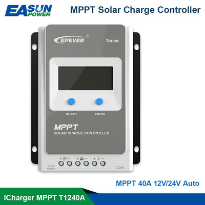 

Solar Charge Controller MPPT 40A30A20A10A LCD Solar Regulator for 12V 24V Lead Acid Lithium-ion Batteries