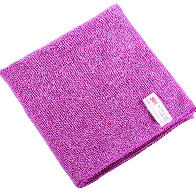 

3M car wash towel cleaning wipe cloth absorbent towel cleaning car cloth purple single strip 40cm40cm