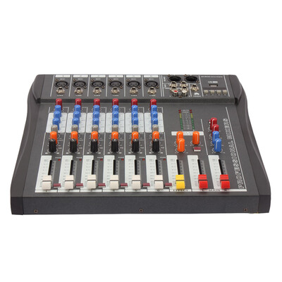 

CT-60S USB Professional Stage Audio Mixer Built-in Digital Effect Music 6 Channel Mixer