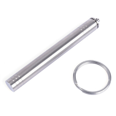 

Titanium Alloy Waterproof Toothpick Holder Case Outdoor Travel Equipment