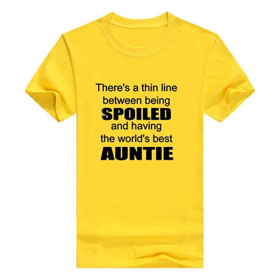 

Funny Auntie T-Shirt Cute Toddler T-Shirt100 Cotton