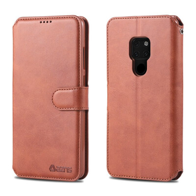 

MOONCASE Huawei Mate 20 calf series leather case - brown