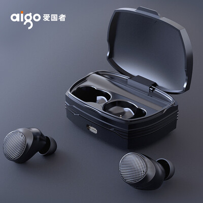 

Patriot aigo T08 TWS true wireless Bluetooth headset mini in-ear Bluetooth 50 Type-C interface Apple Huawei millet universal black