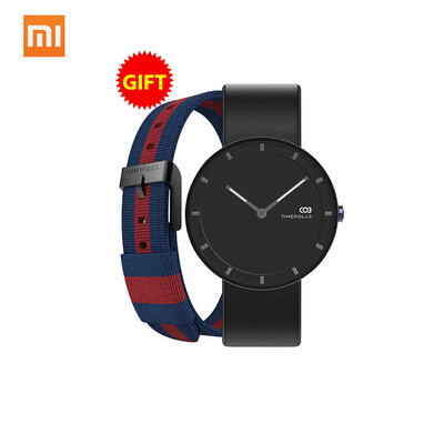

Original Xiaomi Youpin TIMEROLLS-COB Watch Time Track Quartz Watch AD-WQ0118B 3colors Noctilucent 30M Waterproof