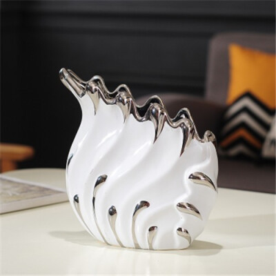 

Modern art porcelain flowers vase home decor craft ornaments room decoration ceramic vase European home interior soft furnishings