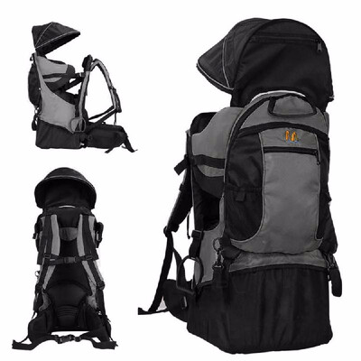 

Baby Backpack Hiking Toddler Child Holder Backpack with Sunshade Visor