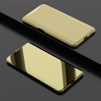 

MOONCASE OPPO Find X bracket plated mirror holster - gold