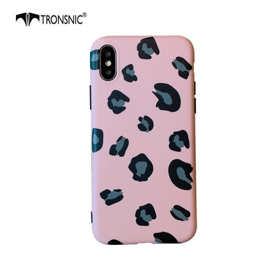 

TRONSNIC Leopard Print Phone Case for Samsung Galaxy S7 edge Blue Pink Yellow Case Matte Silicone Cover