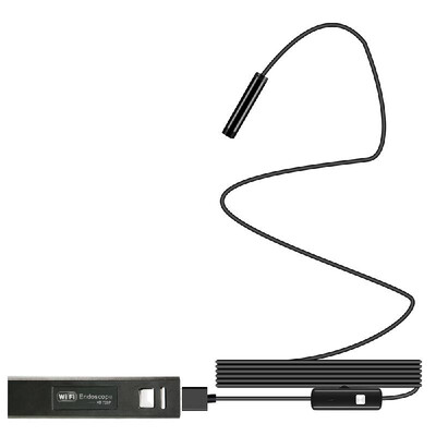 

WIFI Endoscope Camera HD 720P Mini Waterproof Soft Cable 10 Megapixels Inspection Camera 55mm 30M 6 LED USB Endoscope Borescope