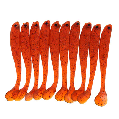 

A FISH LURE Soft Fishing Lures T Tail Simulation Baits 10pcs