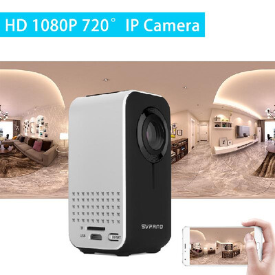 

HD 1080P Mini 720 Degree Wireless WiFi VR IP Camera Full View Fish Eye Panoramic Indoor Security Camera Support Phone APP Remote C