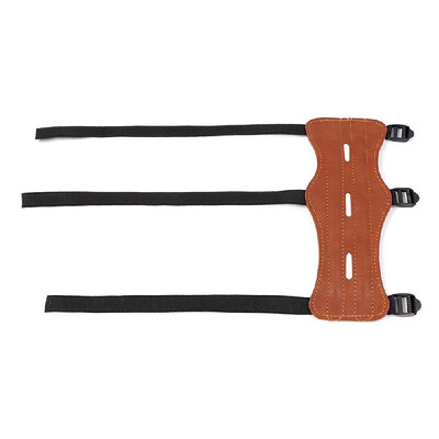 

3 Straps Archery Arm Protector Guard for Men Bow Shooting Armband Arm Guard