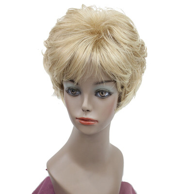 

StrongBeauty Short Natural Wave Wig Copper Red Full Synthetic Wigs COLOUR CHOICES