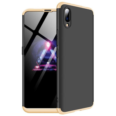 

MOONCASE Vivo NEX  front fingerprint Three-section all-inclusive shield - black gold