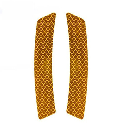 

For Bmw All Cars Car Wheel Rim Eyebrow Reflective Warning Strip Stickers Safety Warning Light Reflector Protective Sticker 2pcs