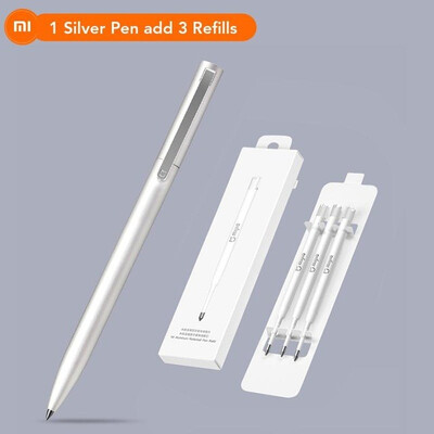 

Xiaomi Mijia Metal Pen PREMEC Smooth Switzerland Refill Alloy Handles MiKuni Japan Black Ink 05mm Pens