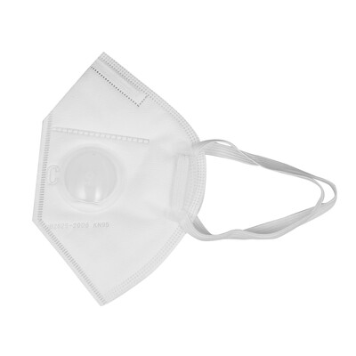 

CM 10pcslot Vertical Folding Nonwoven Valved Anti Fog Dust Reusable Masks PM25 Respirator Mouth Mask Valve