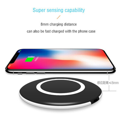 

Maxsharer black or white wireless charger with low cost&best seller