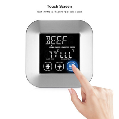 

TS - 82 Digital Meat Thermometer with 3 Stainless Steel Temperature Probes for Kitchen Cooking