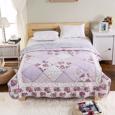 

Summer 100 Cotton Patchwork Quilt 1 piece Twin Size Student Quilts Sofa Blanket Bed Cover Sheet Kids Bedding Coverlets