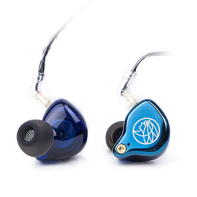 

The Fragrant Zither TFZ T2 in-ear HIFI music noise reduction interchangeable headset 001 sapphire blue