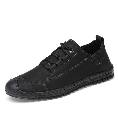 

Mens Shoes Fashion Casual Work Shoes Light Breathable Shoes Lace Up Shoes Black Khaki Yellow Size 38-46