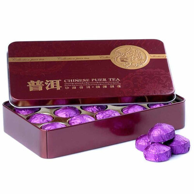 

2019 Yr Jasmine Mini Tuocha Ripe Puer Delicate Box Pack Shu Pu Er Puerh 75g