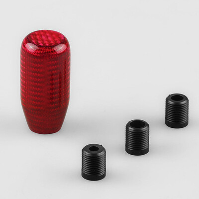 

Universal Carbon Fiber Car Gear Shift Knob Shifter Lever Shape Car Accessories