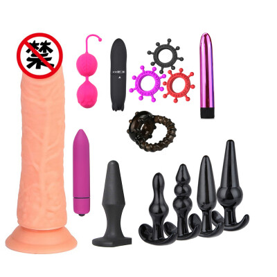 

Multifunctional Massage Tool Set Vibrator Male Seminal Lock Ring Adult Sex Product Love Egg Finger Stall Vaginal Balls Anus Washer