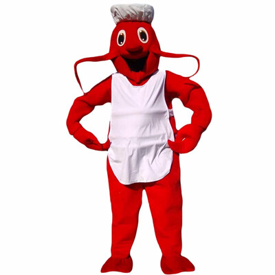 

LangtengLobster Palinuridae Chef Cook Mascot Costume Cartoon Cosplay Party Halloween Christmas Festival Performance