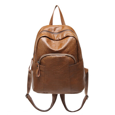 

School Backpack for Women Ladies PU Leather Fashion Daypack Rucksack for Travel Shopping Party School