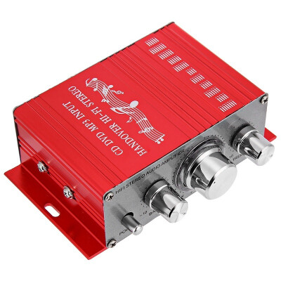 

HY - 2001 12V Hi-Fi Mini Auto Car Stereo Amplifier 2 Channel Audio Support CD DVD MP3 Input for Motorcycle Home