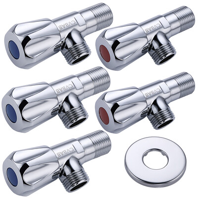 

CVBAB angle valve copper thickening hot&cold water quick opening triangle valve eight word valve water stop valve 5 only with raw material belt CV3108HC-5