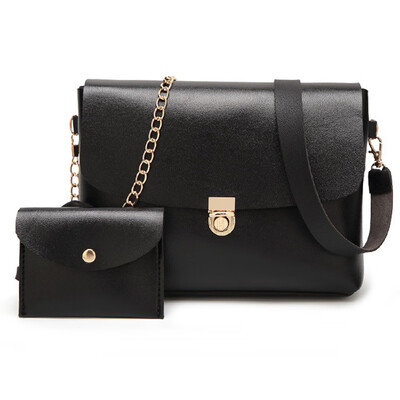 

Small Crossbody Bag for Women PU Leather Shoulder Bag Casual Ladies Handbags with a Small Card Case