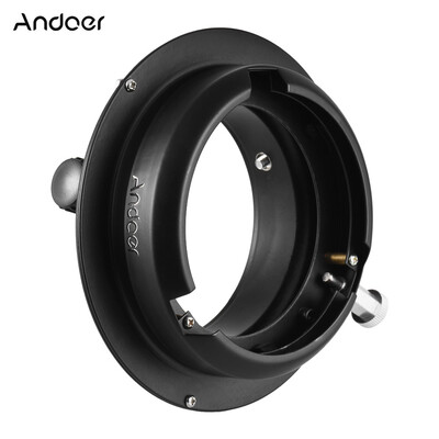 

Andoer Photo Studio Universal 95mm Mini Flash to Bowens Mount Speedring Converter Adapter Ring for Neewer Andoer Godox 180W 250W 3