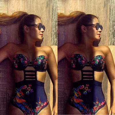

Women Padded Bra Swimsuit Swimwear Beachwear push-up monokini bikini Bathing Suit