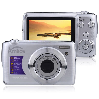 

AMKOV OE3 HD Digital Camera Video Camcorder 18MP 27" TFT LCD Screen 6X Optical Zoom Anti-shake