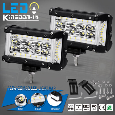 

2X 5 inch Led Cube Lights Bar Side Shooter ATV Work Pod Fog Light Offroad Truck