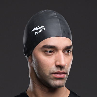 

Hosa hosa swimming caps for men&women adult silicone swimming cap waterproof swimming cap swimming accessories do not enter the water is not head unisex