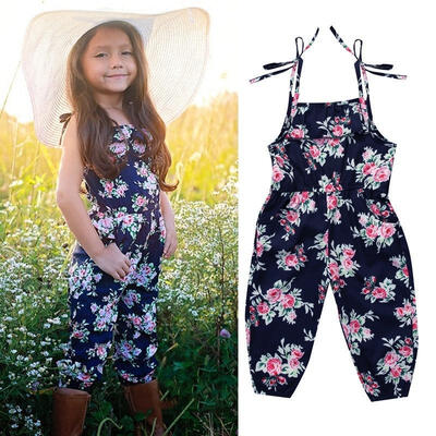 

Kids Toddler Baby Girls Romper Jumpsuit Bodysuit Child Outfits Sunsuit Clothes