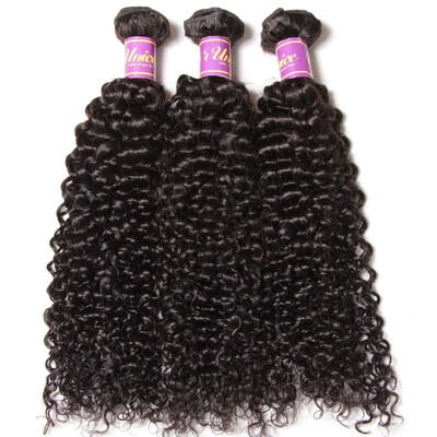 

UNice 8A Unprocessed Virign Peruvian Human Hair 3 Bundles Curly 2-day delivery
