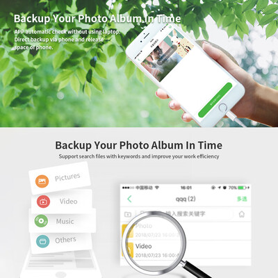 

NEWQ Hard Disk External Hard Drive USB30 2TB Portable Hard Drive 5000mAh Battery for AndroidApple