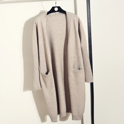 

Autumnwinter 2018 sweater jacket womens long&loose Korean version sweater with long sleeves&knitted cardigan
