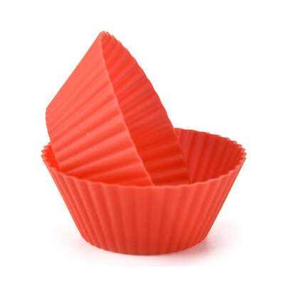 

5 PC Round Muffin Cake DIY Mold Durable Safe Baking Tool