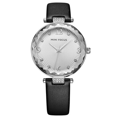 

BOFUTE Womens Watch Fashion Watches Diamond Japanese Movement Waterproof Genuine Leather Metal Strap 0038L