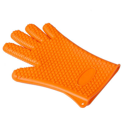 

Kitchen Silicone Heat Resistant Gloves Oven Grill Pot Holder BBQ Cooking Mitt