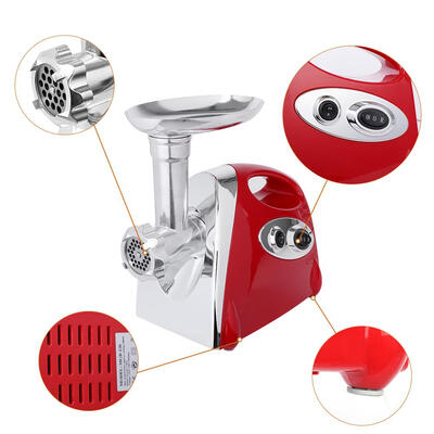 

Electric Meat Grinder Sausage Stuffer Maker 800W Max for Kitchen