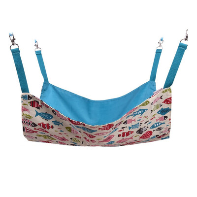 

DogLemi Pet Cat Cage Hammock Cat Hammock Bed Cat Pet Hanging Bed Reversible 2 Sides