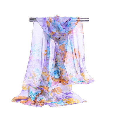 

Peony flower sunscreen shawl scarf silk scarf Decorative scarves holiday gifts