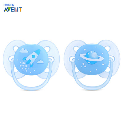 

Avent 2pcs Silicone Baby Pacifier Infant Toddler Feeding Orthodontic Nipple